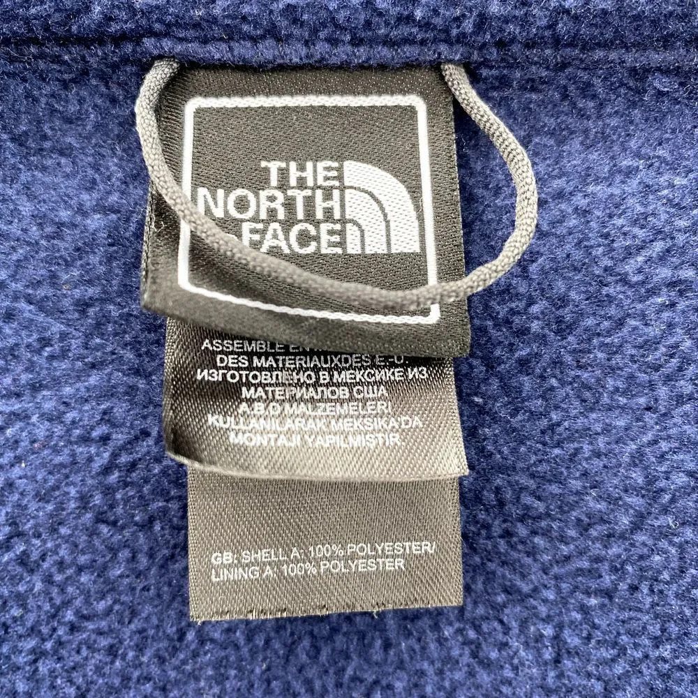 North Face Teddy Fleece Jacket Men's XL Blue Gorpcore Outdoor Preppy Performance